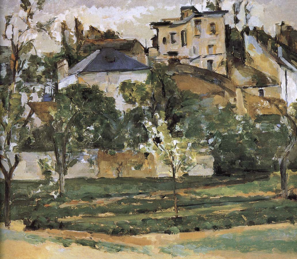 Paul Cezanne Pang Schwarz map of the Garden